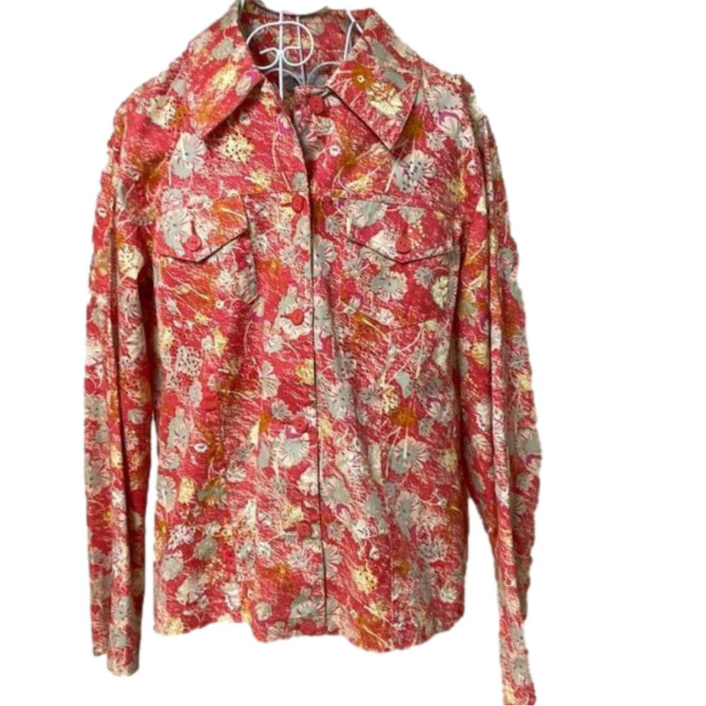 Floral Button Up  Women's Shacket
